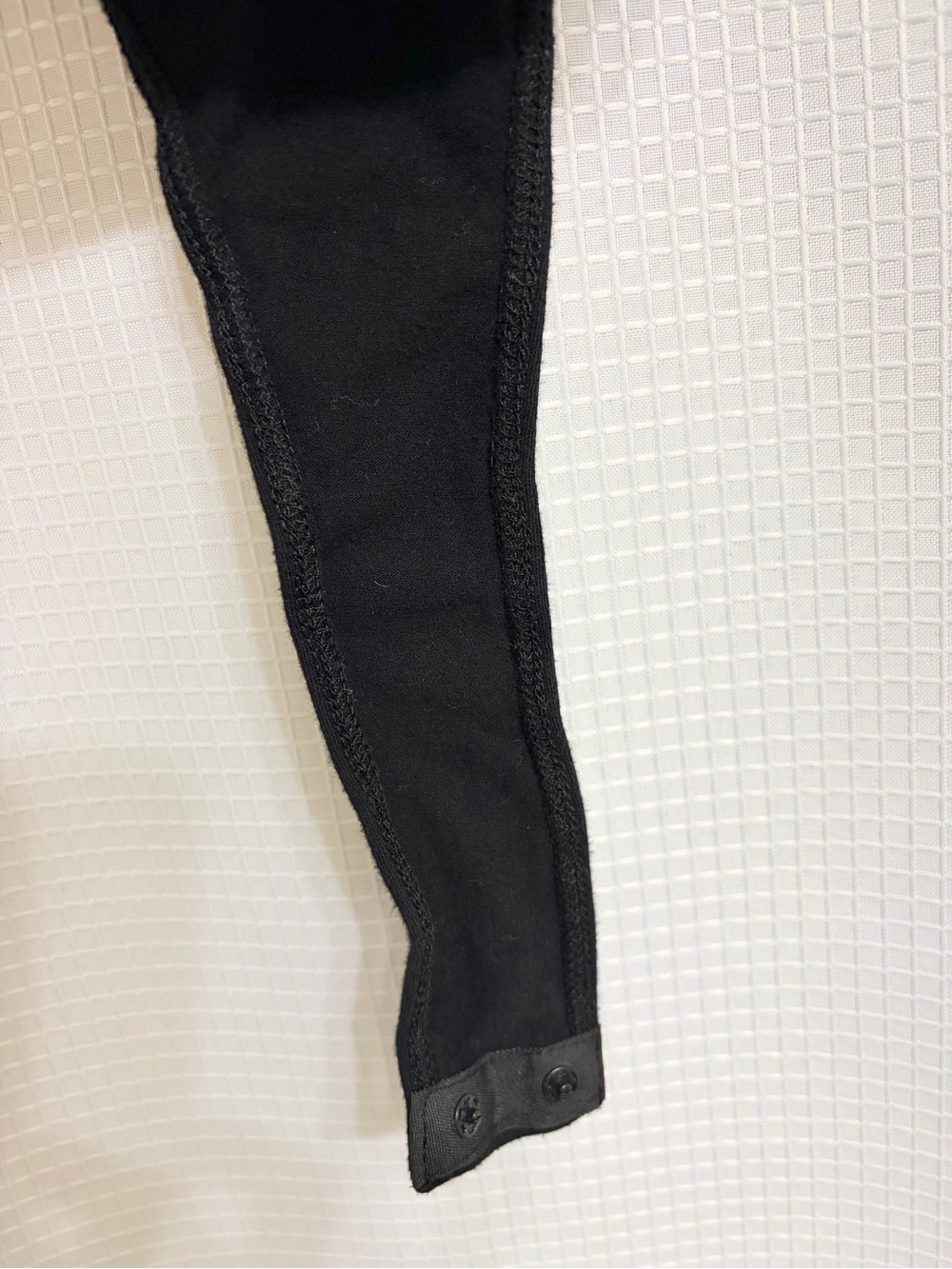 Black Racerback Bodysuit with Snap Closure - Picture 9 of 9
